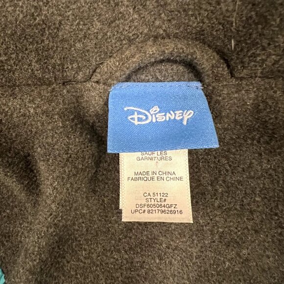 20% off $40+! Authentic Disney Frozen Girls Jacket 6X Grey LIKE NEW Pea Coat - Picture 12 of 13